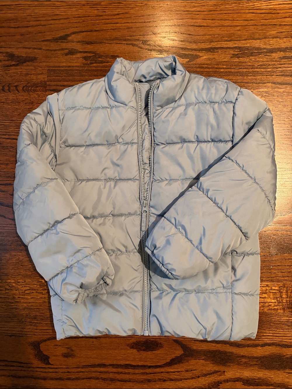 The Children's Place Light Blue Quilted Puffer Jacket